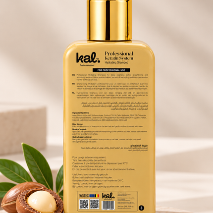 KAL Professionnel Keratin Hydrating Shampoo – 200 ml